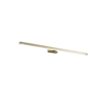 APPLIQUE LED LANCER ORO FISSAGGIO PARETE/SPECCHIO 13W 1000LM 4000K IP54 75x9x4CM